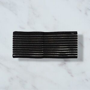 Girls Black and Silver Metallic Dance Headband